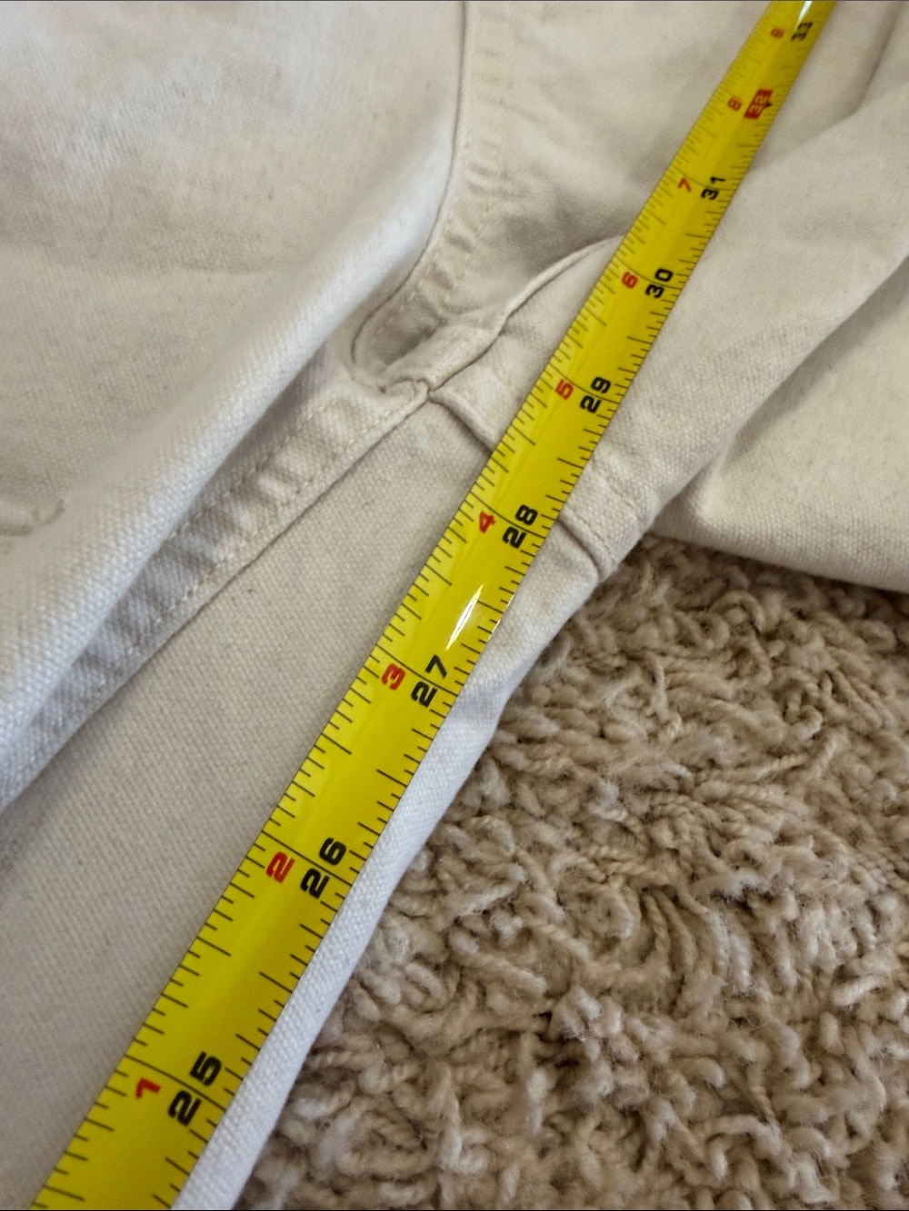 EUC REI Cooperative Trailsmith Cream Utility Painters Overalls, Womens 6 - Picture 12 of 14